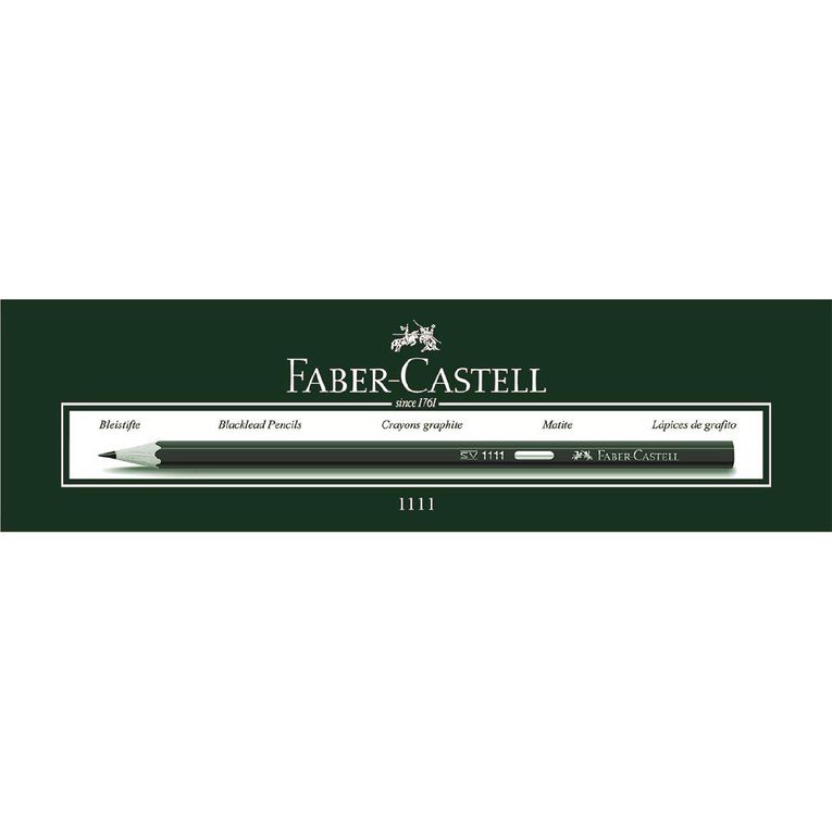 Faber-Castell 1111 Blacklead Pencil HB - Box of 12 Black
