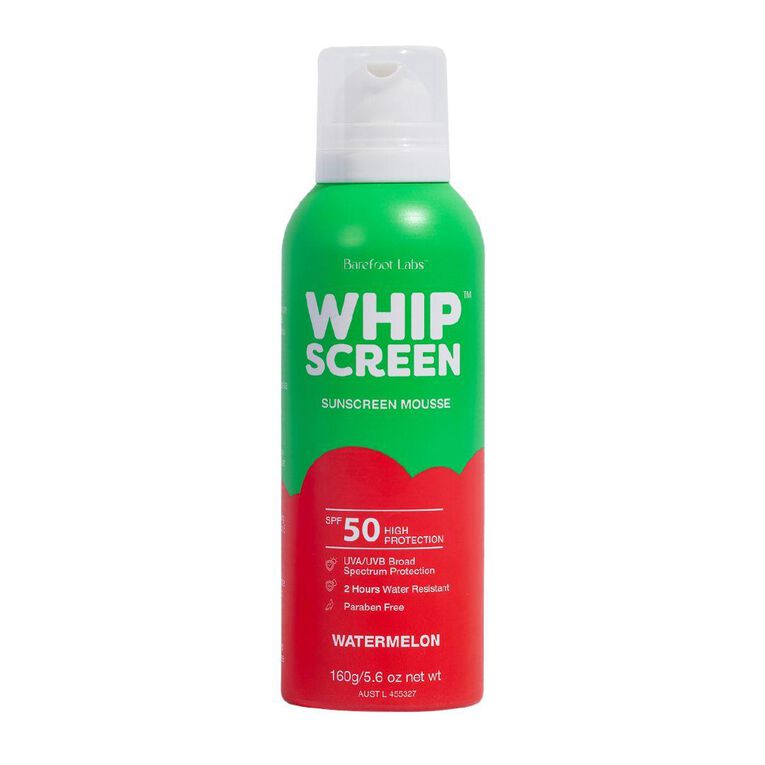 WhipScreen Watermelon SPF50 Sunscreen Mousse 160g