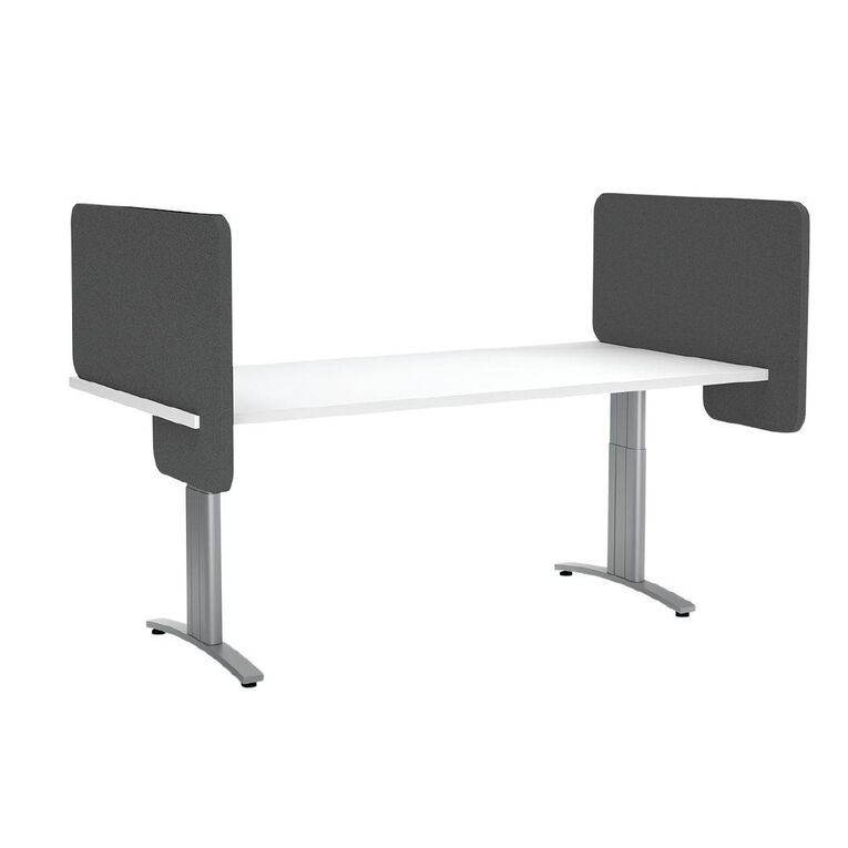 Boyd Visuals Desk Divider Dark Grey 540mm x 800mm