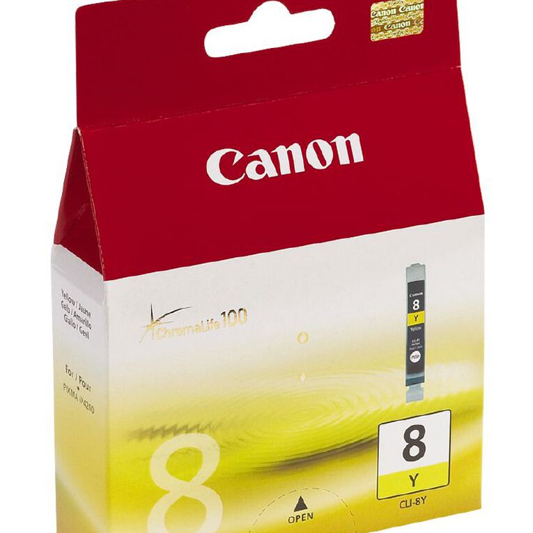 Canon Ink CLI8 Yellow 490 Pages