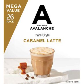 Avalanche Cafe Style Caramel Latte 26 Pack