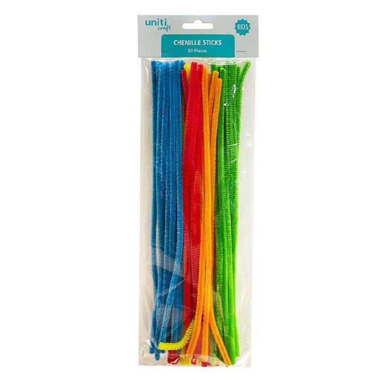Uniti Chenille Plain 50 Pack Assorted