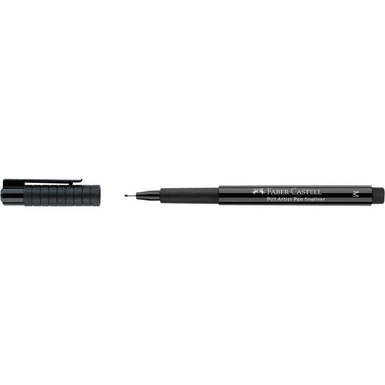 Faber-Castell Pitt Artist Pen Fineliner Medium 0.7mm #199 Black