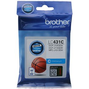 Brother LC431C Ink Cyan 200 Pages