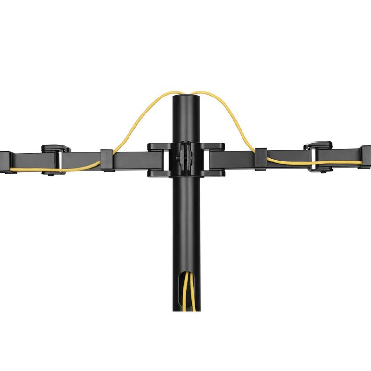 Bracom Dual Monitor Steel Articulating Monitor Arm Black