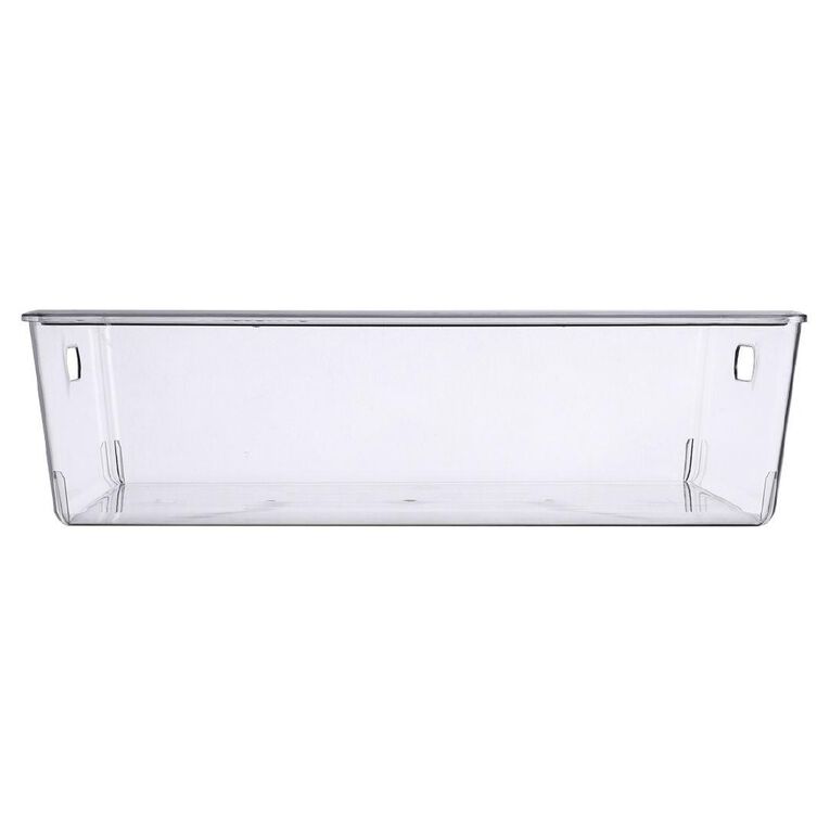 Living & Co Lisse Lidded Organiser Clear 26L