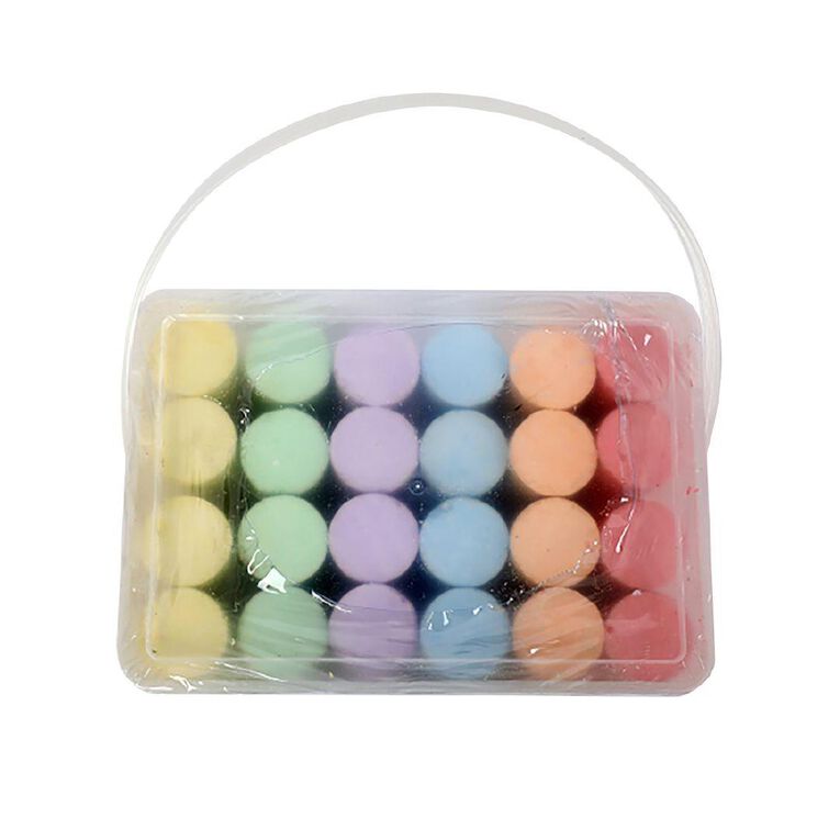 Kookie Jumbo Sidewalk Chalk Assorted 24 Pack