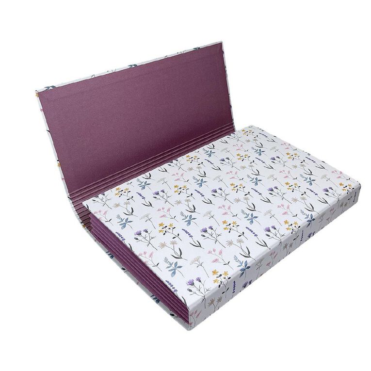 Uniti Stationery Country Calling Floral Accordion Folder A4