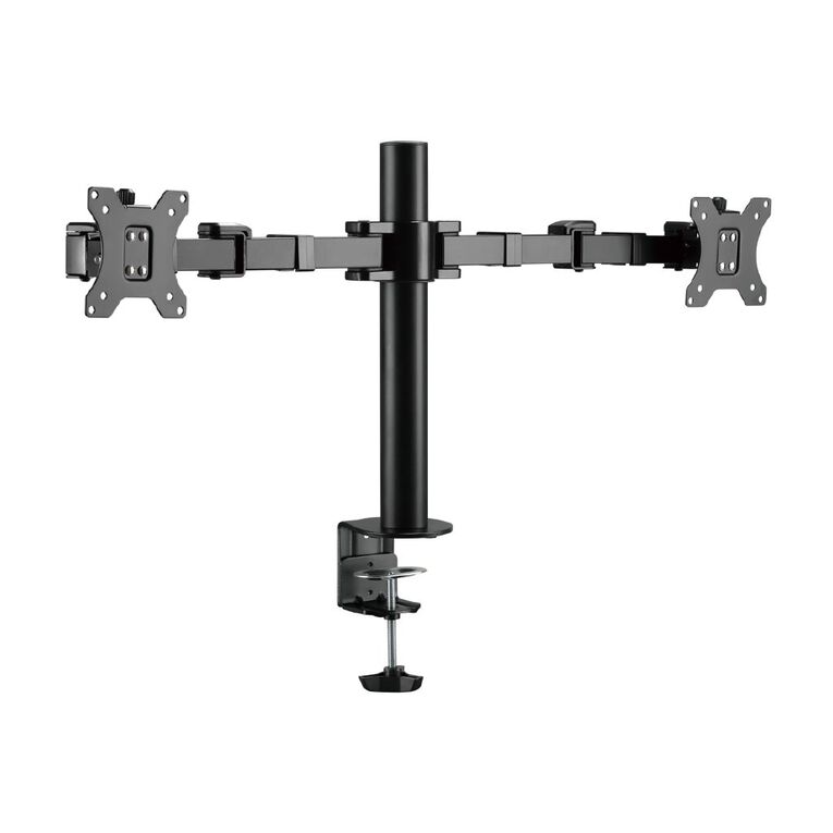 Bracom Dual Monitor Steel Articulating Monitor Arm Black
