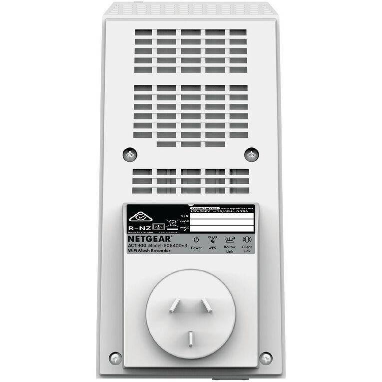 Netgear EX6400 AC1900 Wi-Fi Mesh Range Extender Wall Plug