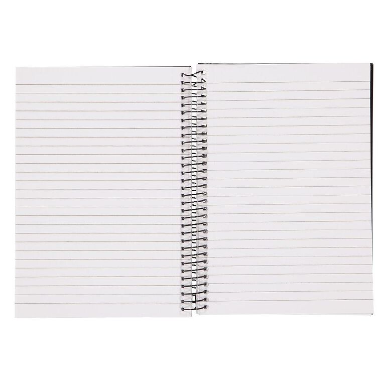 WS Notebook Wiro 200 Pages Hard Back Black A5