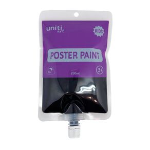 Uniti Kids Poster Paint Black Pouch 250ml