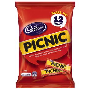 Cadbury Picnic Treat Size 180g