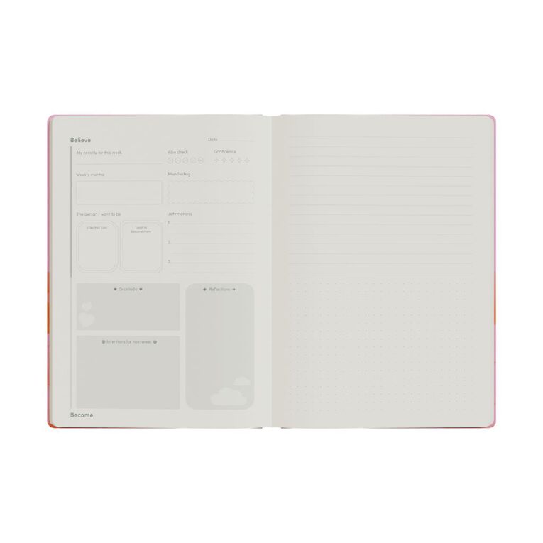 Jumble & Co Manifestation Journal Believe & Become A5