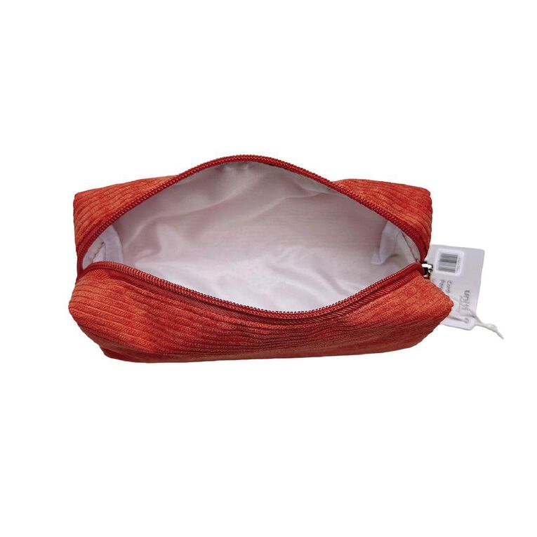 Uniti Stationery Corduroy Pencil Case Orange