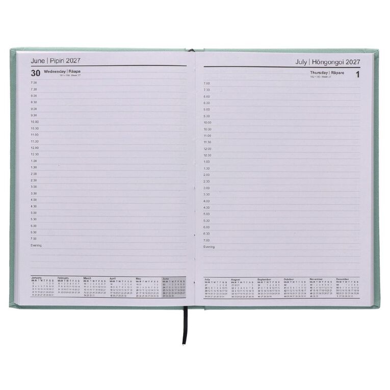 WS Colour Pop 2027 Diary A5 Day to Page Sage