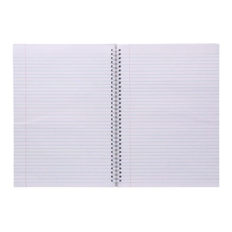WS Spiral Writing Book 240 Page A4 Wiro Red