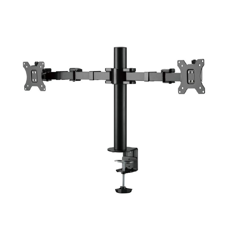 Bracom Dual Monitor Steel Articulating Monitor Arm Black