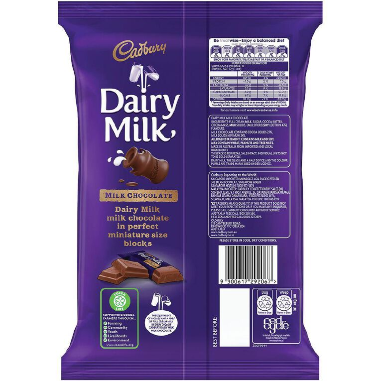 Cadbury Dairy Milk Sharepack 144g