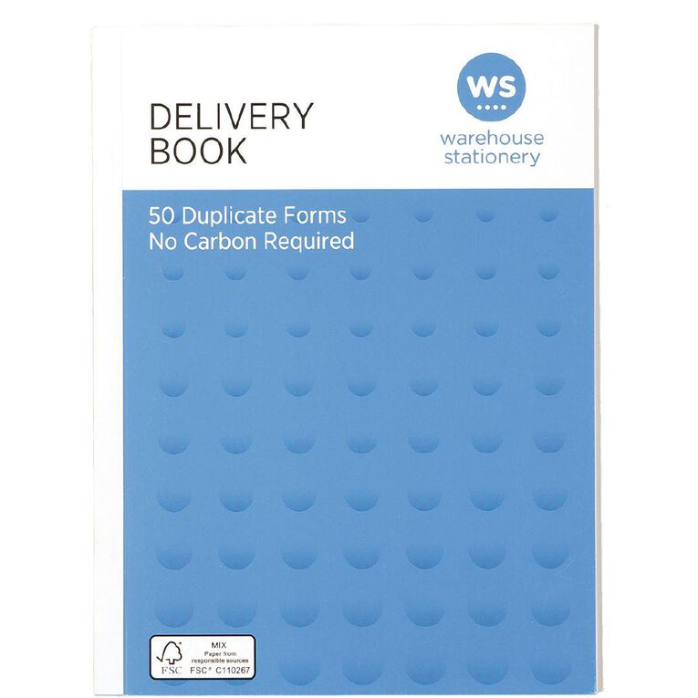 WS Delivery Book Duplicate NCR 50 Forms Green Mid A5