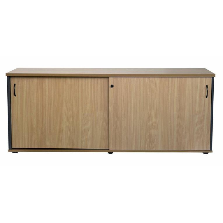 Firstline Credenza 1800 Beech/Ironstone