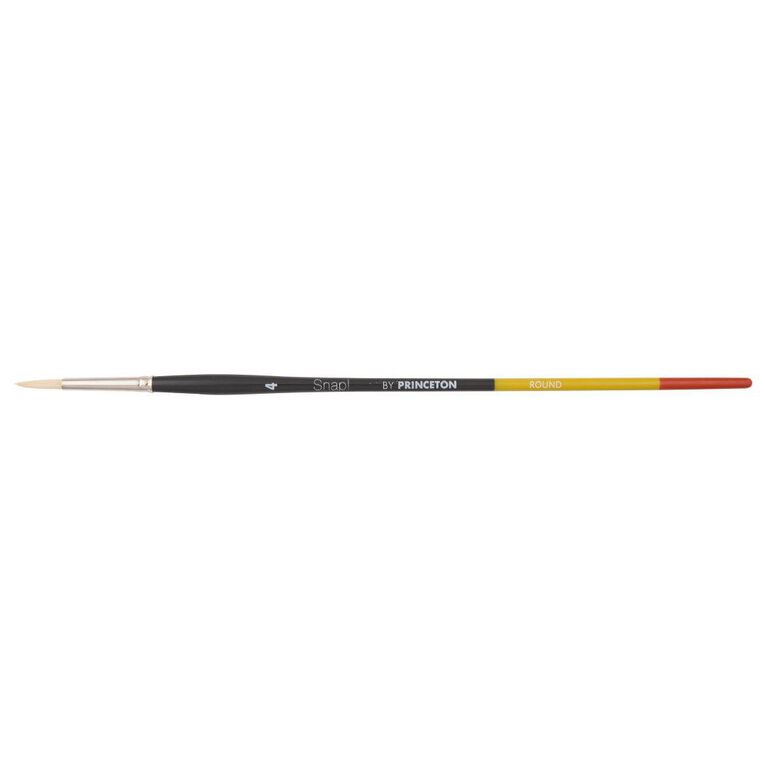 Princeton Snap Brush Long Handle Bristle Round 4