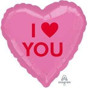Anagram 45cm Standard Candy I Heart You Balloon