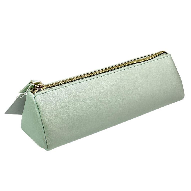 Uniti Stationery Elegant Simplicity PU Pencil Case Mint Green