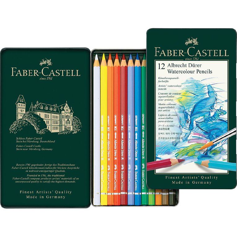 Faber-Castell Albrecht Durer Watercolour Pencils Tin of 12