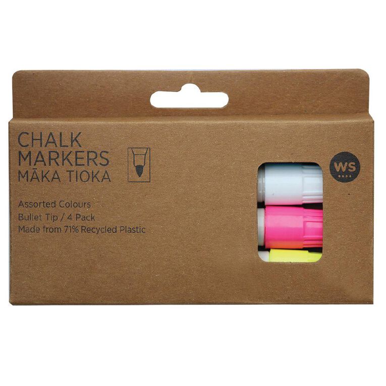WS Chalk Marker 4 Pack