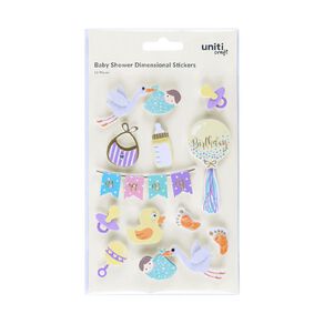 Uniti Dimensional Stickers Baby