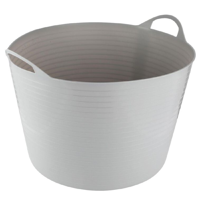 Living & Co Round Flexi Tub Grey 60L