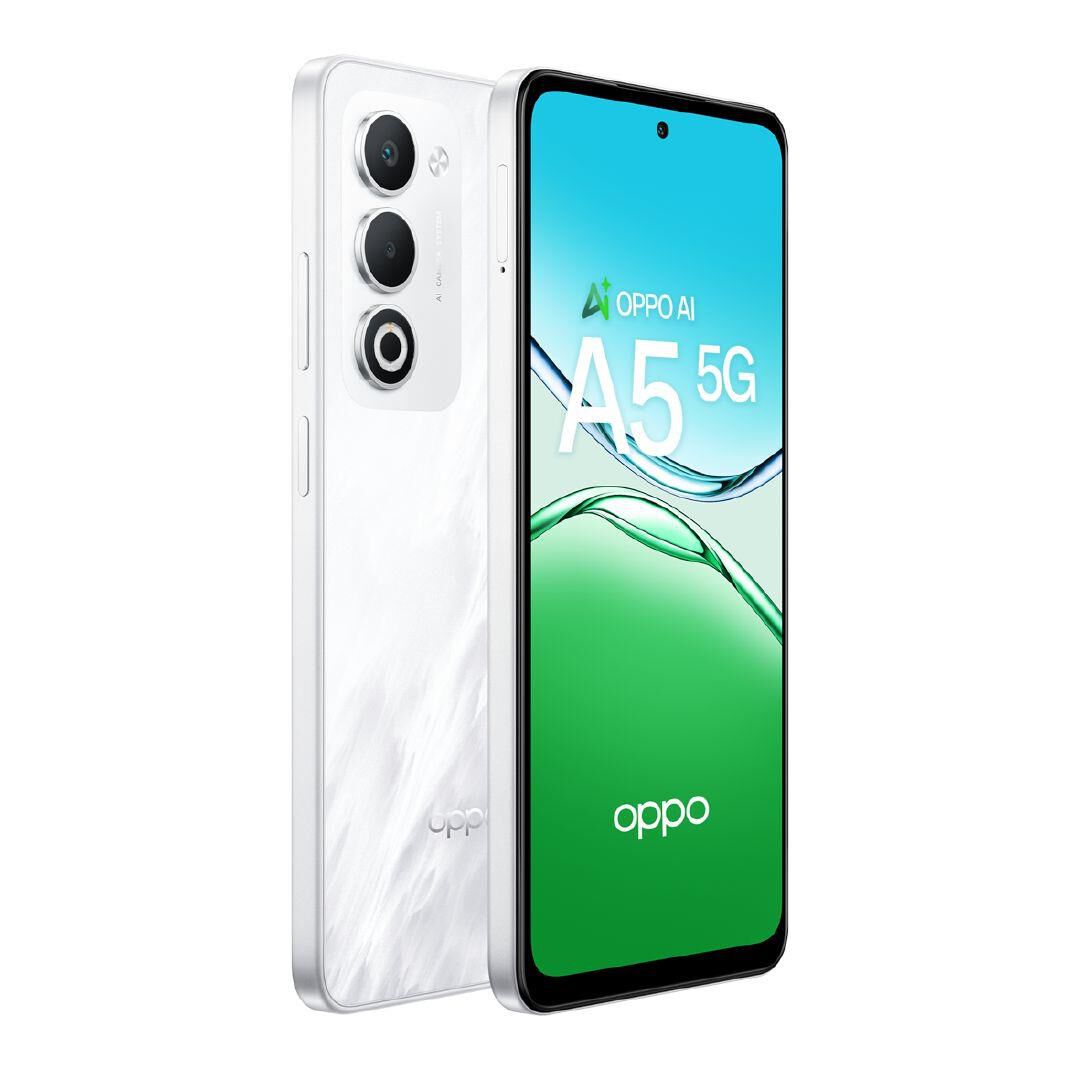 OPPO A5 5G Mist White - Warehouse Stationery