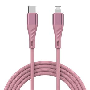 Tech.Inc USB C To Lightning Cable 1m Pink
