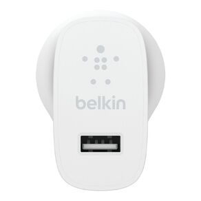 Belkin BoostCharge 12W Single Port USB-A Wall Charger White