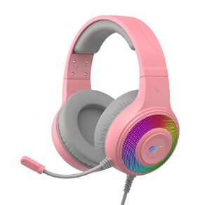 Gamenote 50mm RGB Headset Pink H2042D Pink