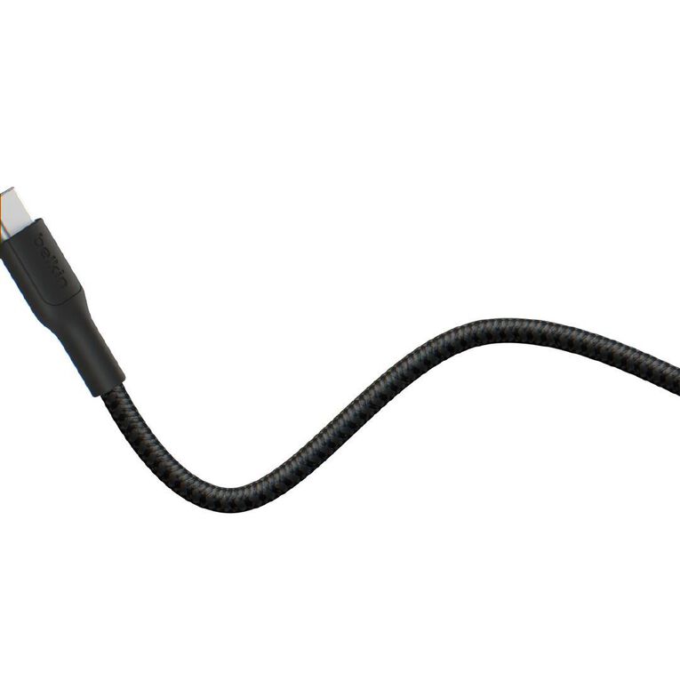 Belkin BoostCharge Pro USB-C Braided Cable Lightning Connector 2m Black