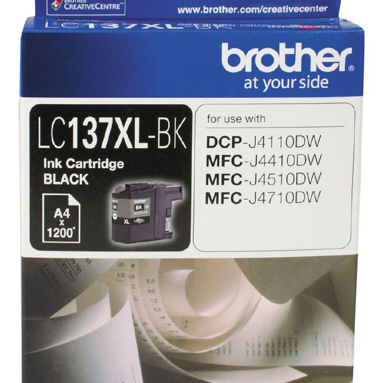 Brother Ink LC137XL Black 1200 Pages