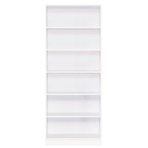 Workspace Soho 6 Tier Bookcase White