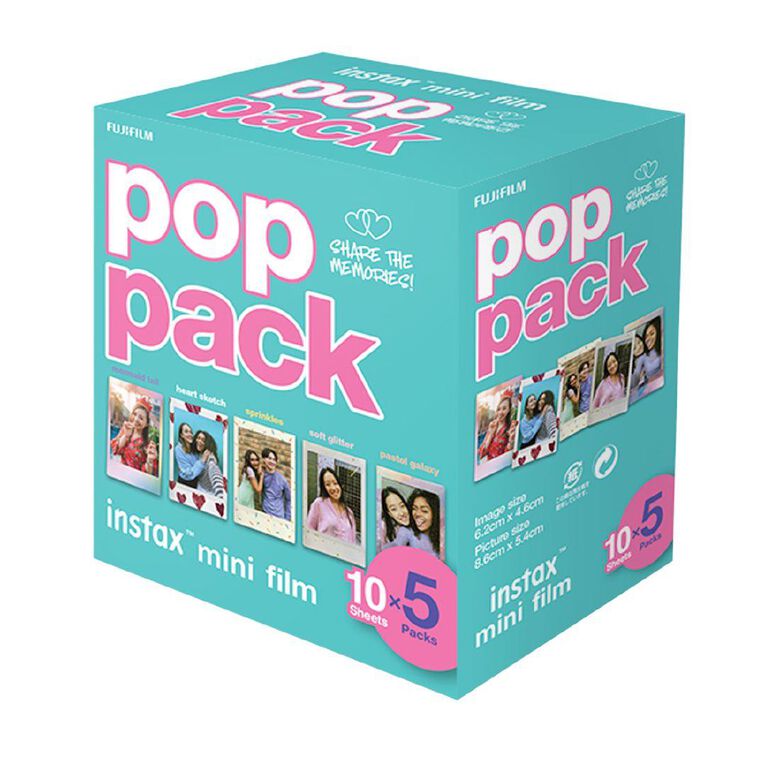 Fujifilm Instax Mini Film Pop 50 Pack