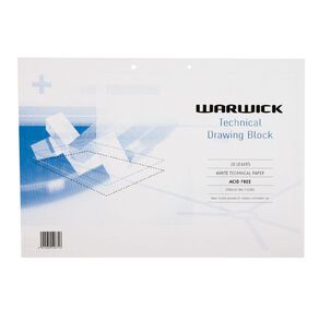 Warwick Tech Drawing Refill Printed White A3