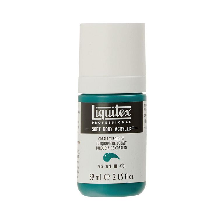 Liquitex Soft Body S4 Acrylic Paint Cobalt Turquoise