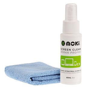 Moki Fixity Clean Screen with Chamois Mini 60ml
