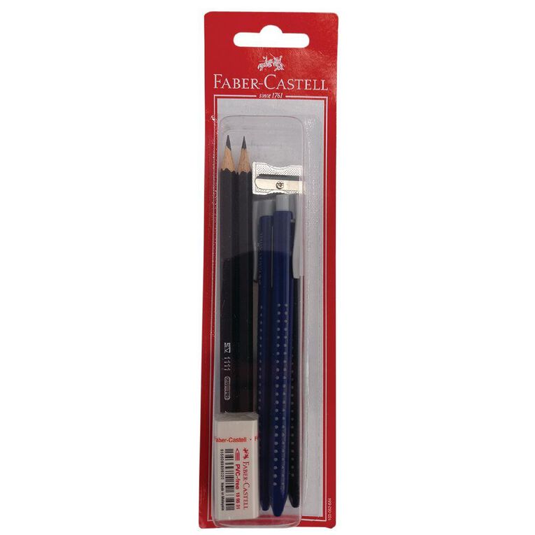 Faber-Castell Writing Set Black 7 Pack
