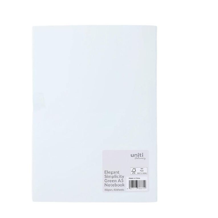 Uniti Stationery Elegant Simplicity A5 Notebook