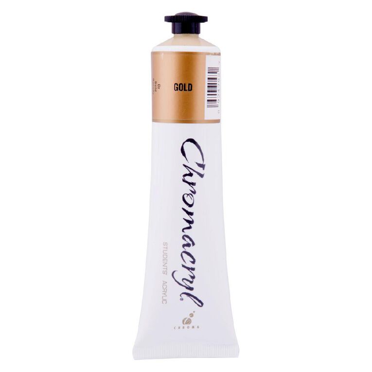 Chromacryl Acrylic Paint Gold 75ml