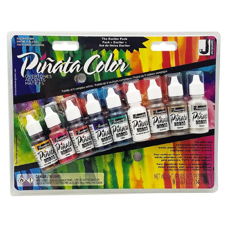 Jacquard Pinata Colour Alcohol Ink Exciter 9 Pack