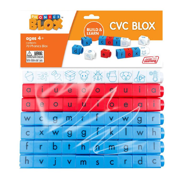 Junior Learning CVC Blox Rainbow Phonics