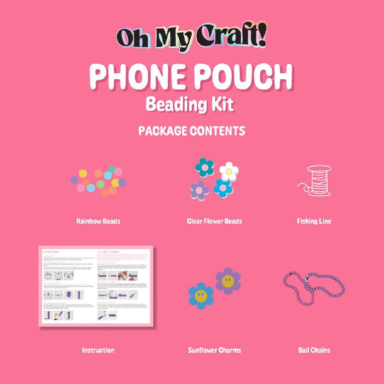OMC OMC! Phone Pouch Beading Kit