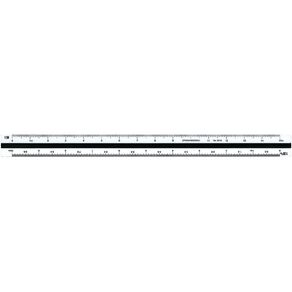Standardgraph 9412 Tri Scale Ruler Tech School Clear